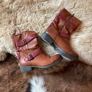 Sundance Leather Booties